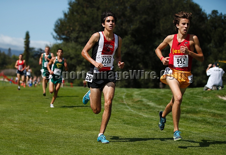 2014StanfordSeededBoys-483.JPG - Seeded boys race at the Stanford Invitational, September 27, Stanford Golf Course, Stanford, California.